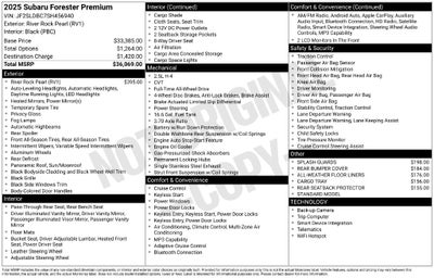 2025 Subaru Forester Premium