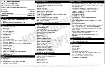 2025 Chevrolet Trax LT