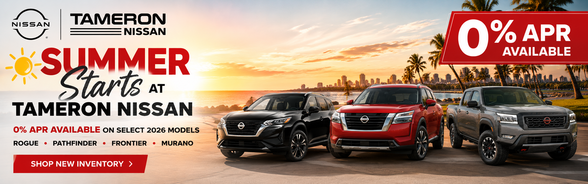 Nissan models and available customer cash offers.