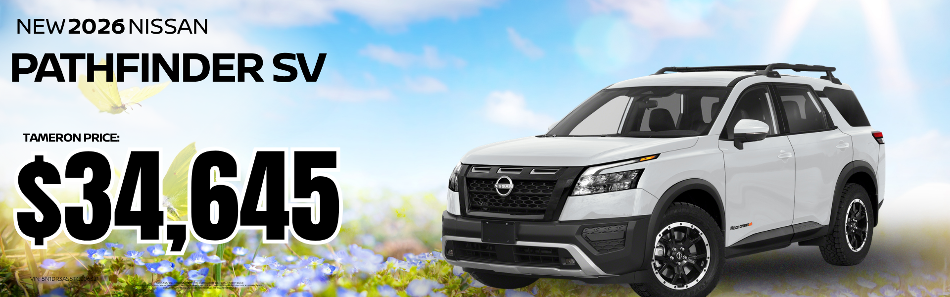 2026 Pathfinder starting at $34,645