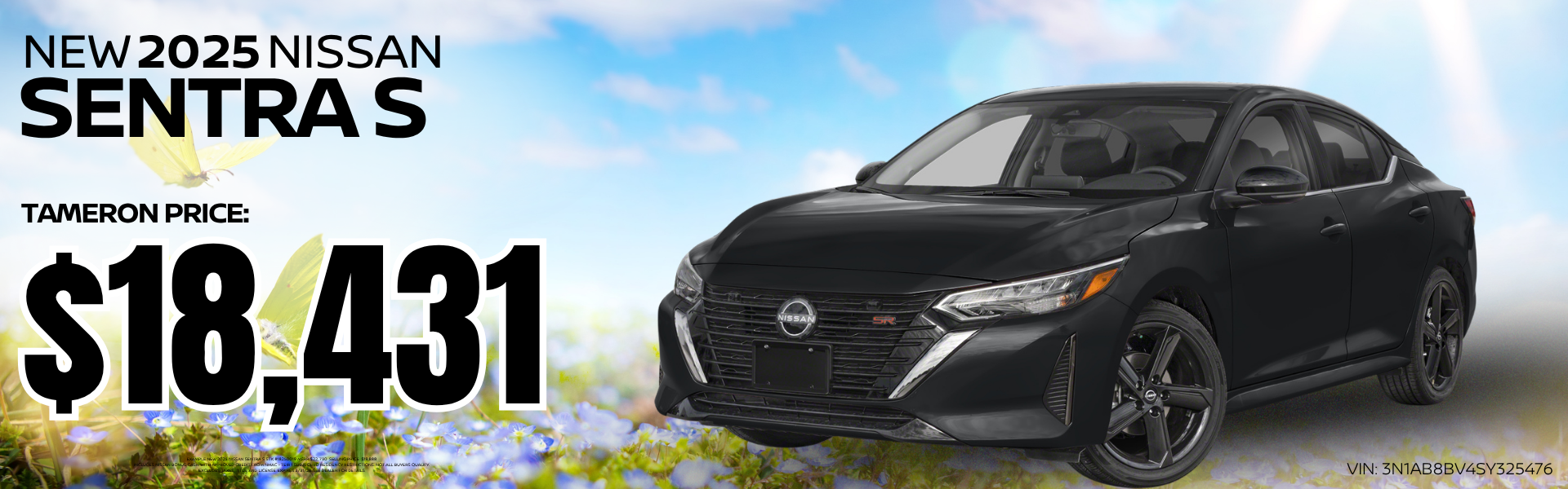 2025 Sentra Starting at $18,431