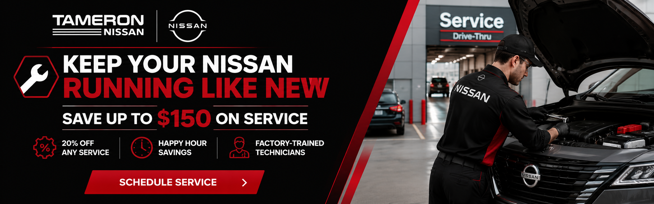 Nissan Service Specials Save Up To $150